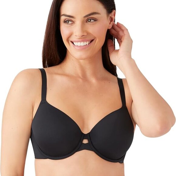 **Wacoal** Superbly Smooth Underwire Bra 36DDD NWT Black 853342 - Picture 2 of 6